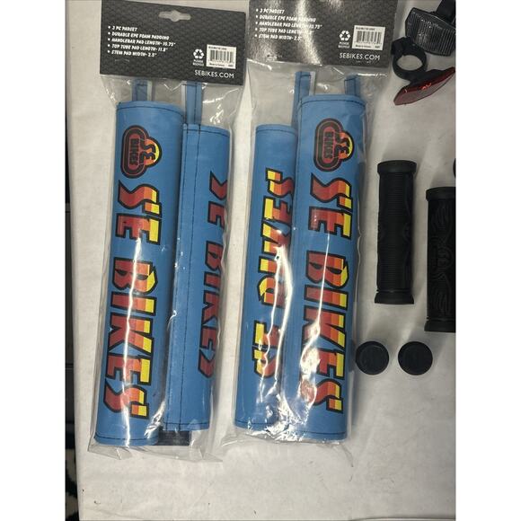 SE Bikes BMX Mix Pads, Donuts, grips, Clamp, and more New and used mix - Picture 10 of 14
